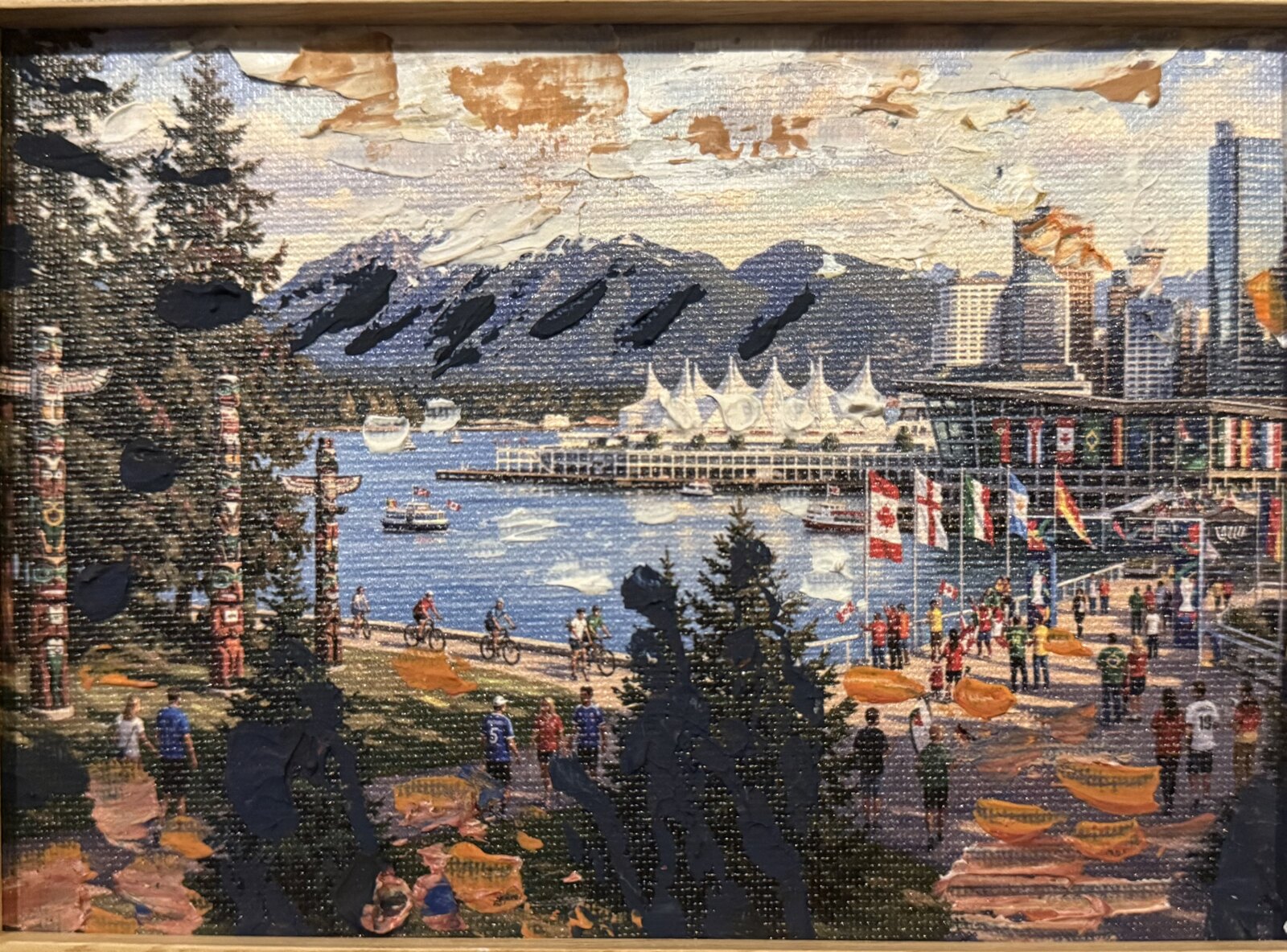 Coal Harbour Panorama — acrylic painting by Pius