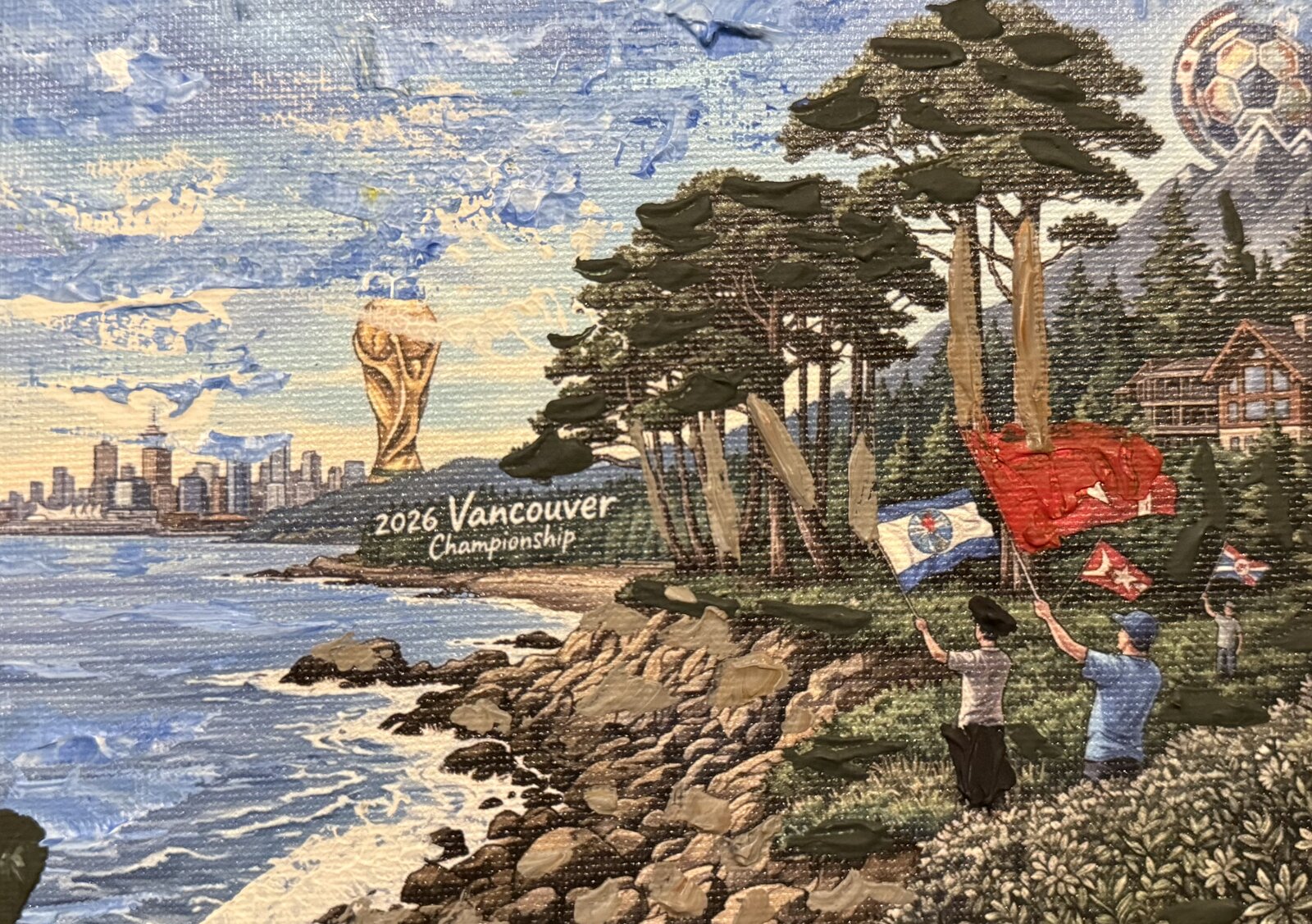 The Cup on the Horizon — acrylic painting by Pius